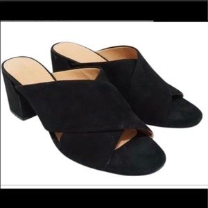 Sigerson Morrison Black Rhoda mules 8.5 Black